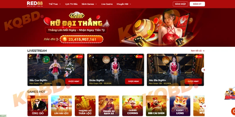 Red88 – Đỉnh Cao Cá Cược Bóng Đá & Lô Đề 1 Ăn 99 (Uy Tín)